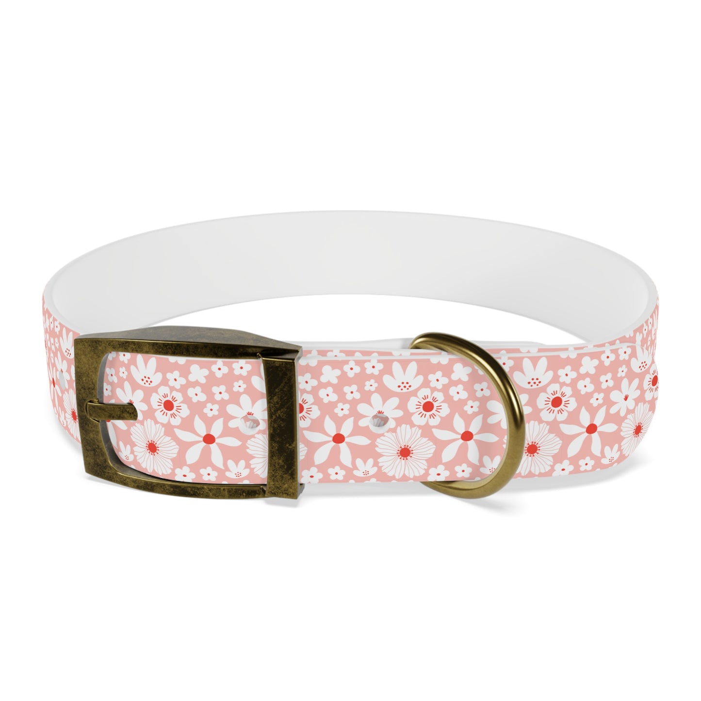 Customized Pink Boho Design Dog Collar - "Daisy"