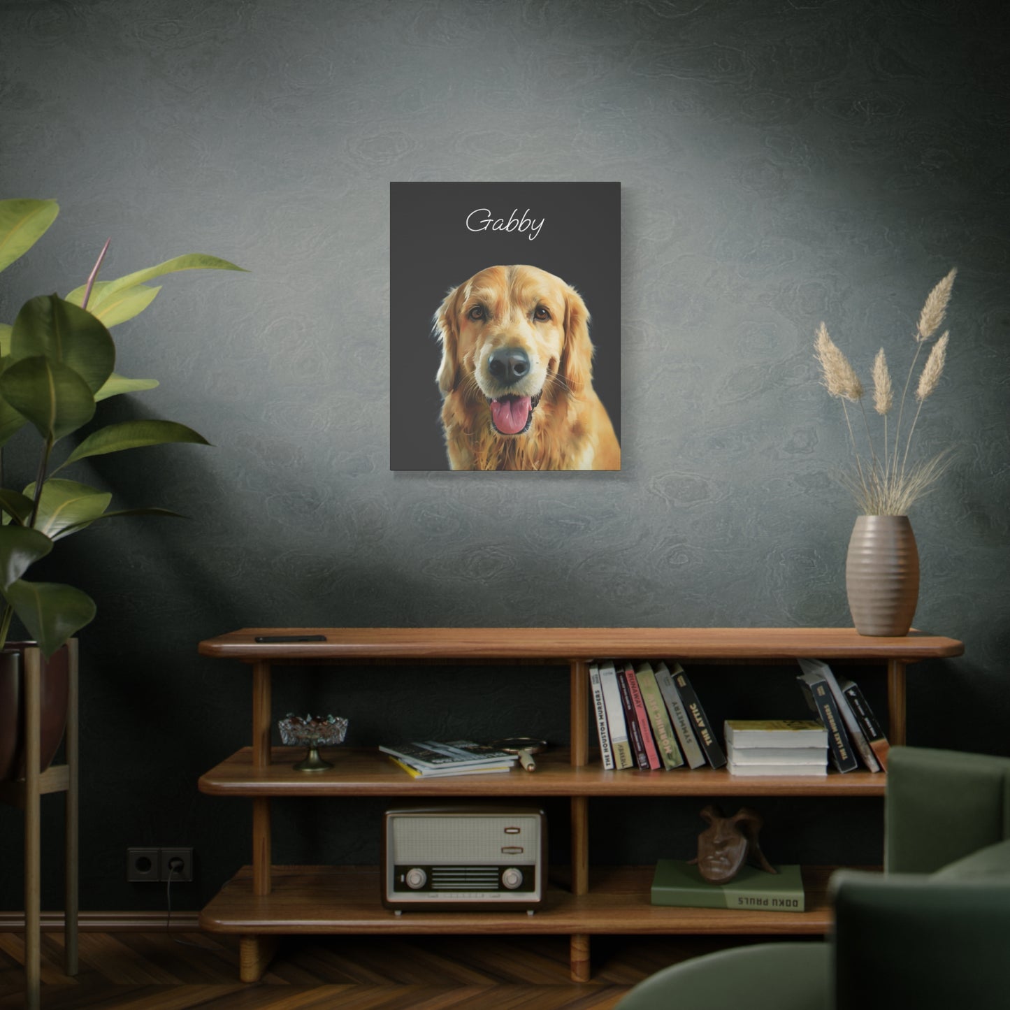 Custom Pet Portrait - Stretched Canvas Frame Wrap - Ready To Hang