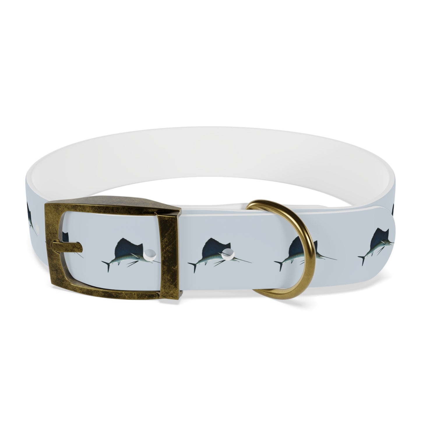 Customized Sailfish Design Dog Collar - "Beau"