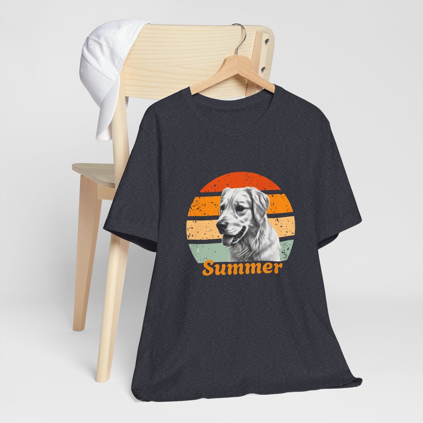 Customized Dog T-Shirt in Retro Style