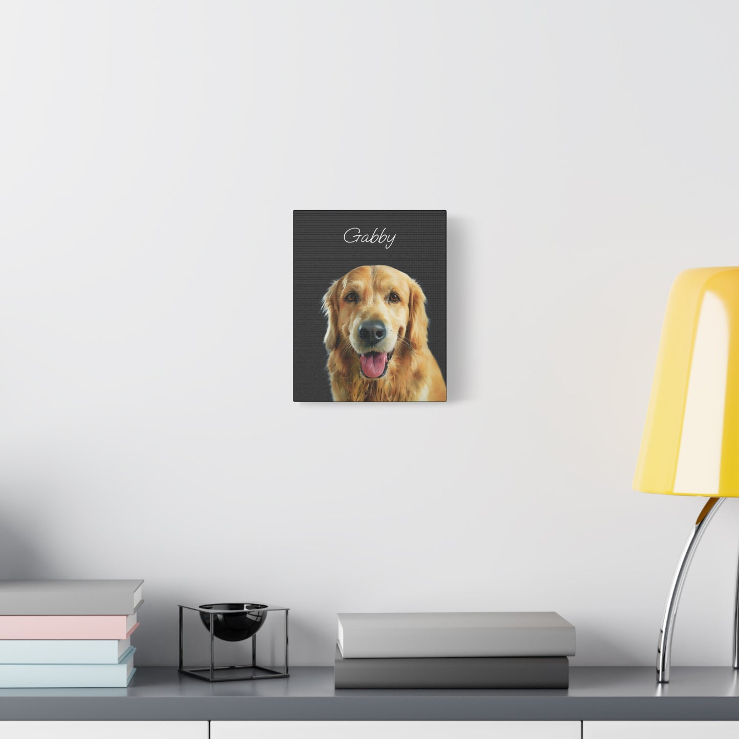 Custom Pet Portrait - Stretched Canvas Frame Wrap - Ready To Hang