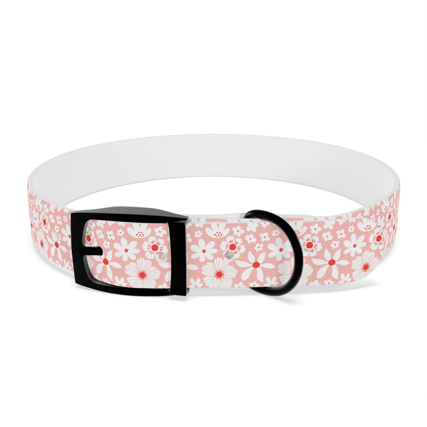 Customized Pink Boho Design Dog Collar - "Daisy"