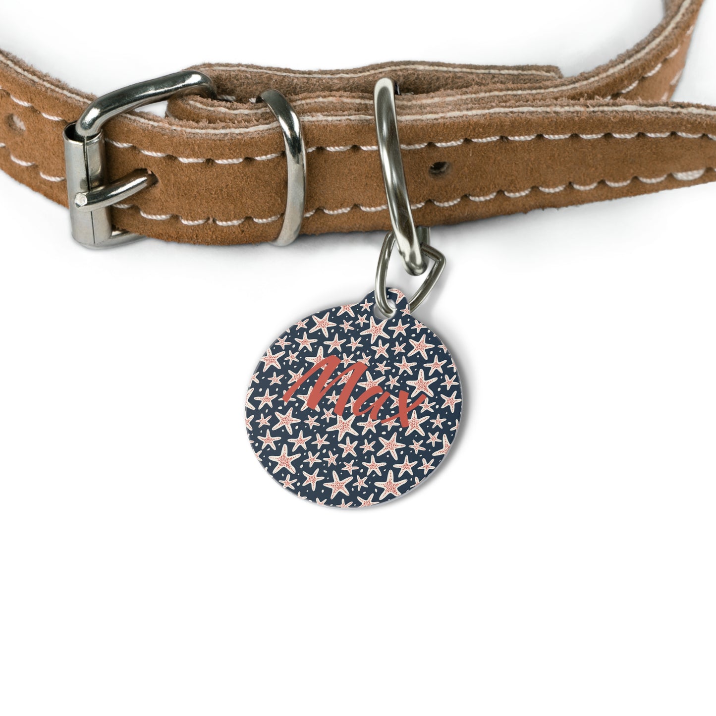 Customized Pet ID Tag - Starfish Design - "Max"