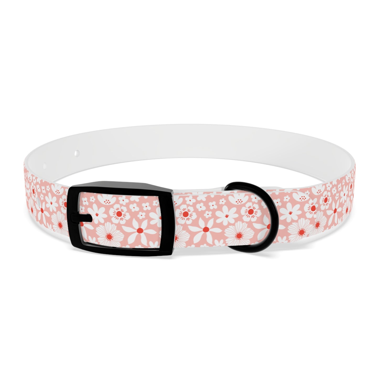 Customized Pink Boho Design Dog Collar - "Daisy"