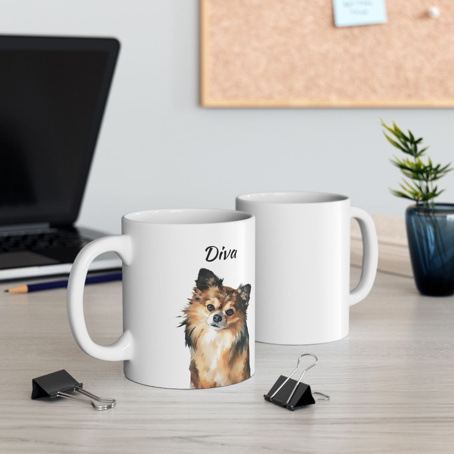 Ceramic Mug, 11 Oz. - Customized With Your Pet's Artwork