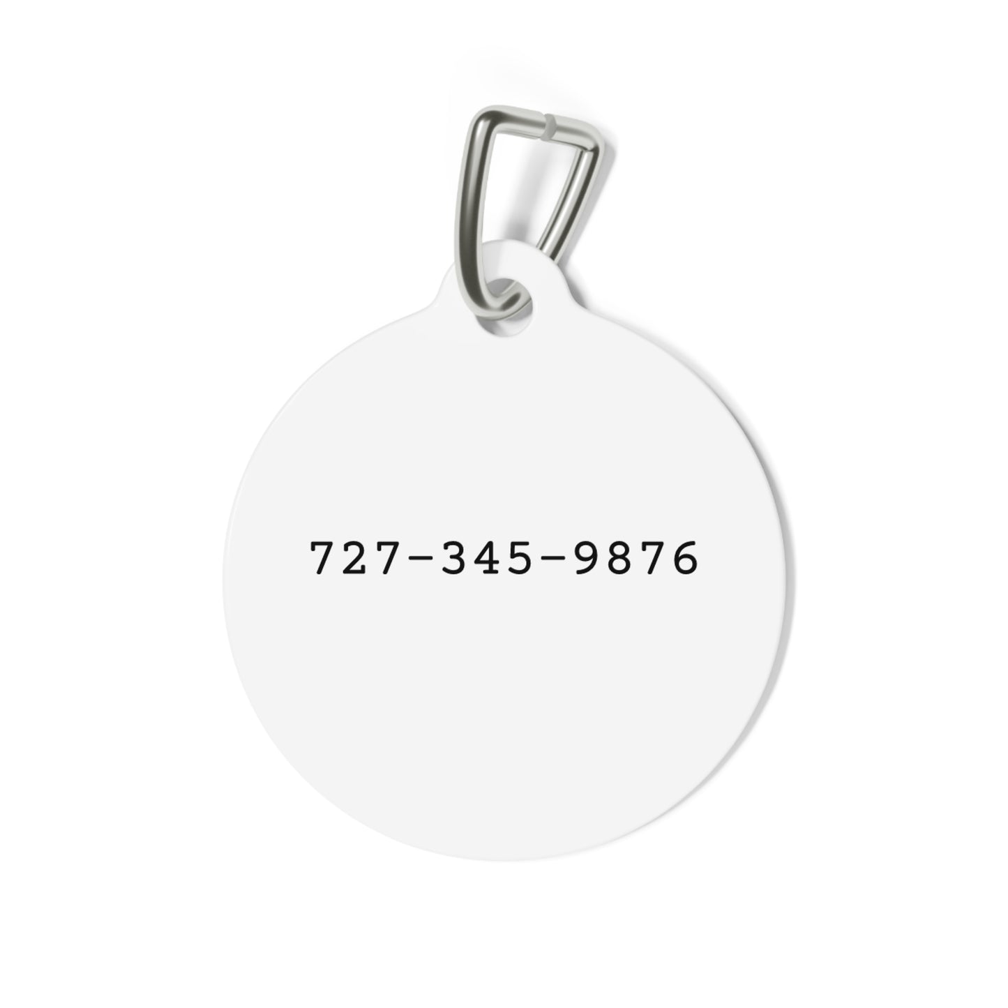 Customized Pet ID Tag - Boho Pink Design - "Daisy"