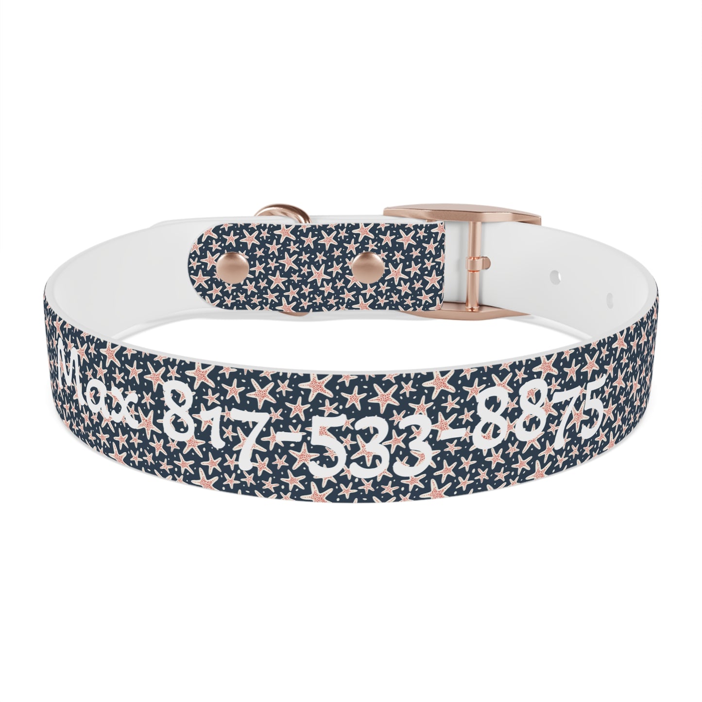 Customized Starfish Design Dog Collar - "Max"