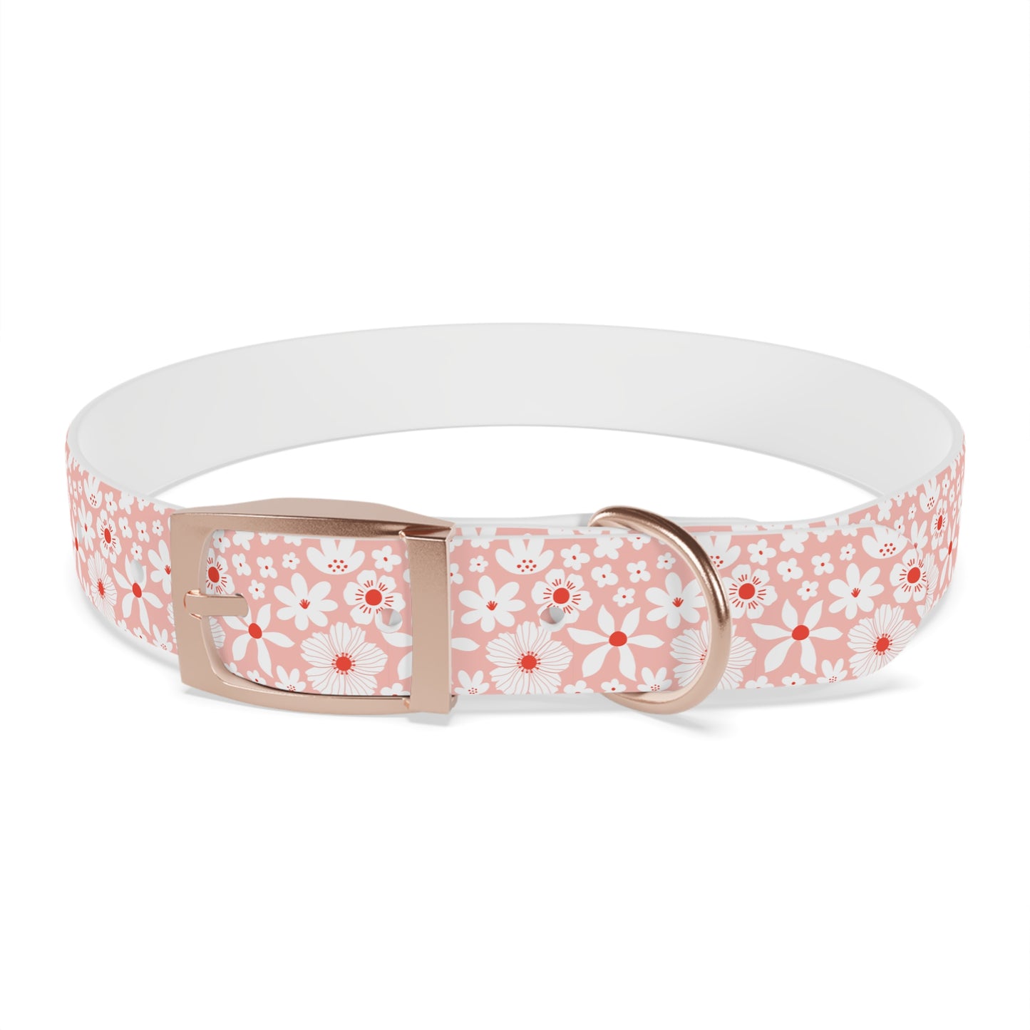 Customized Pink Boho Design Dog Collar - "Daisy"