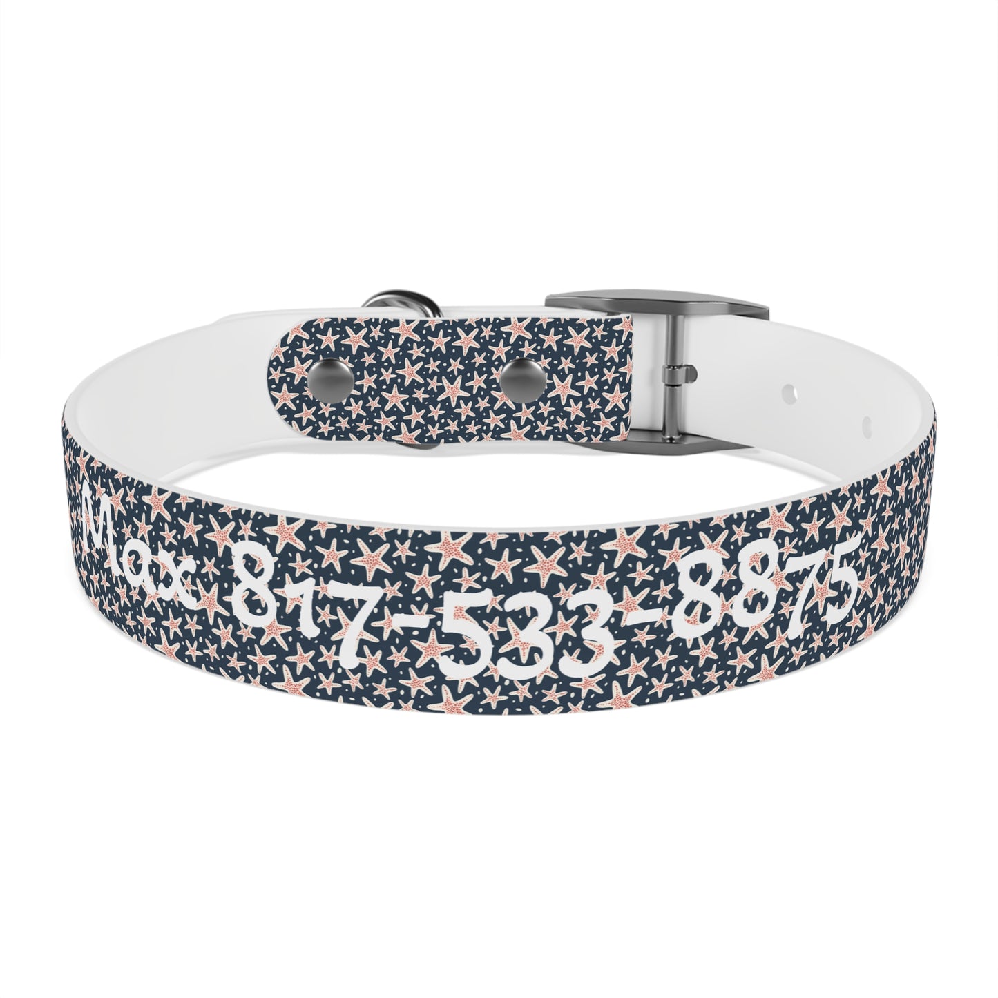 Customized Starfish Design Dog Collar - "Max"