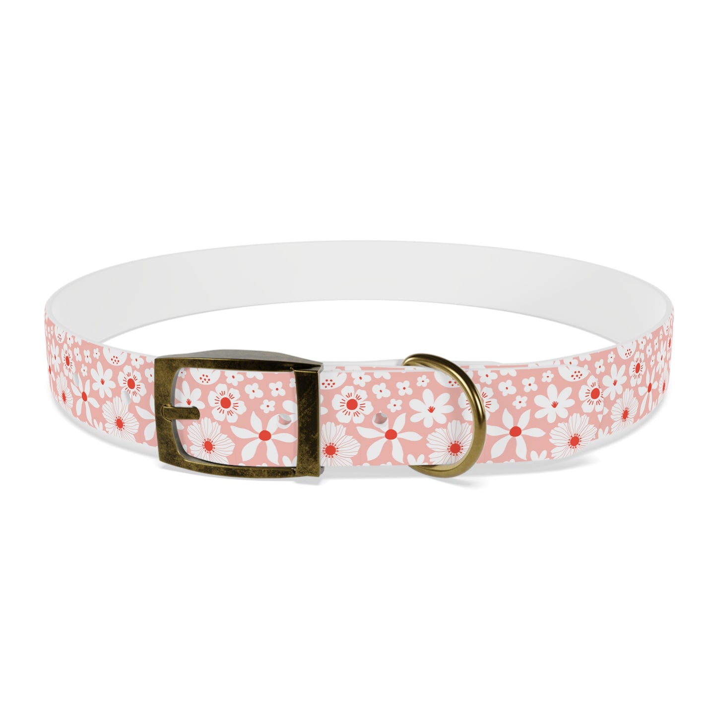 Customized Pink Boho Design Dog Collar - "Daisy"