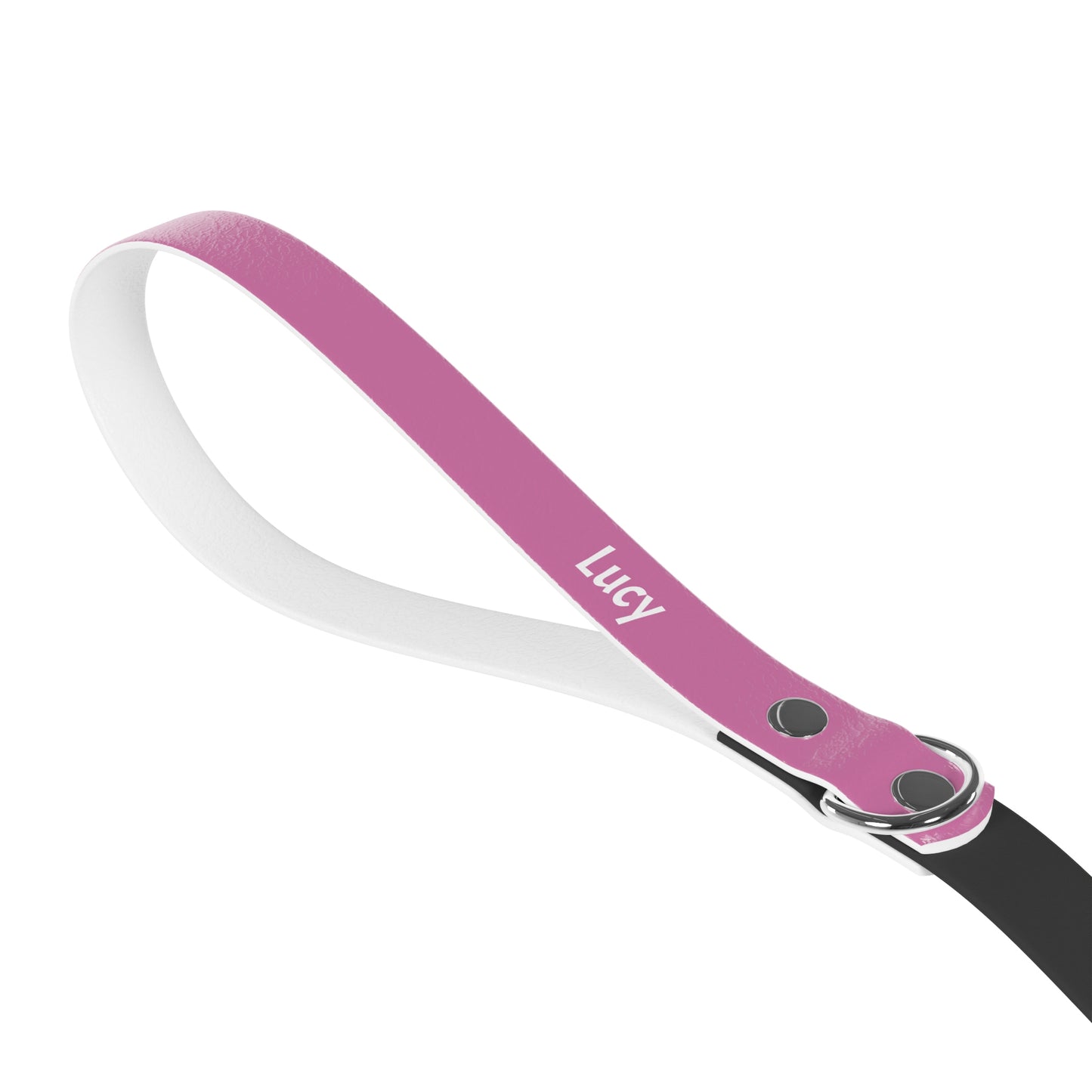 Customized Pet Leash - "Lucy" - 78" Pink Leash