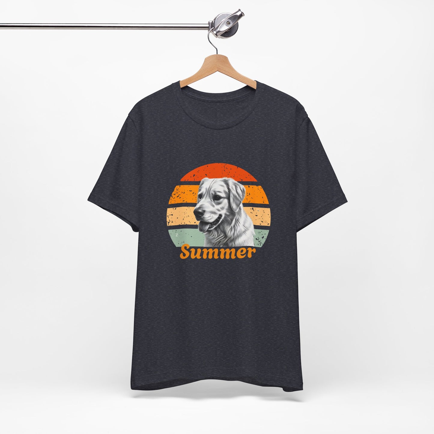 Customized Dog T-Shirt in Retro Style