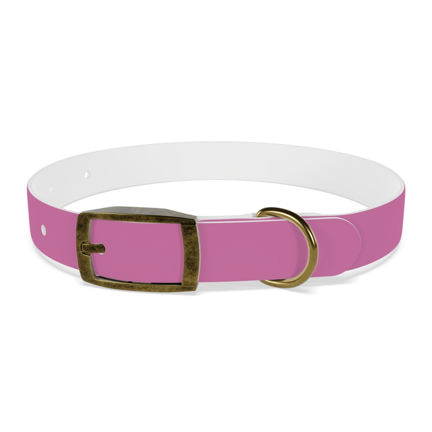 Customized Pink Dog Collar, With Phone Number - "Lucy"