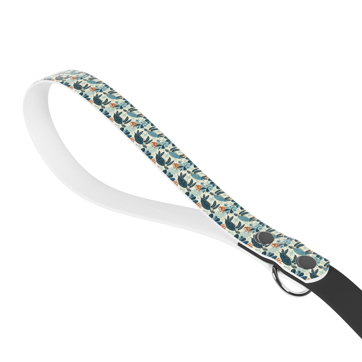 Customized Pet Leash - Tropical Sea Turtle Design - "Cooper" - 78" Leash