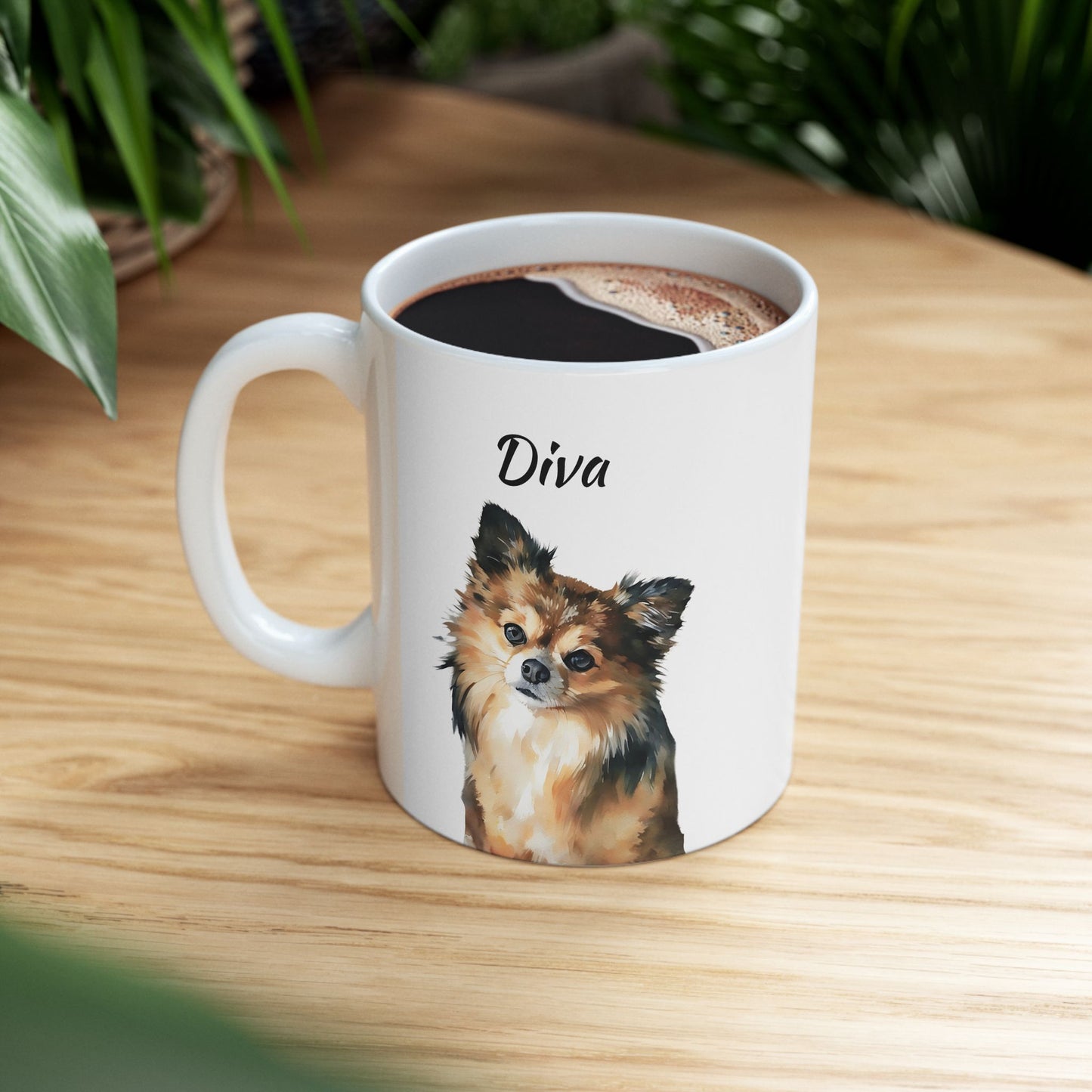 Ceramic Mug, 11 Oz. - Customized With Your Pet's Artwork