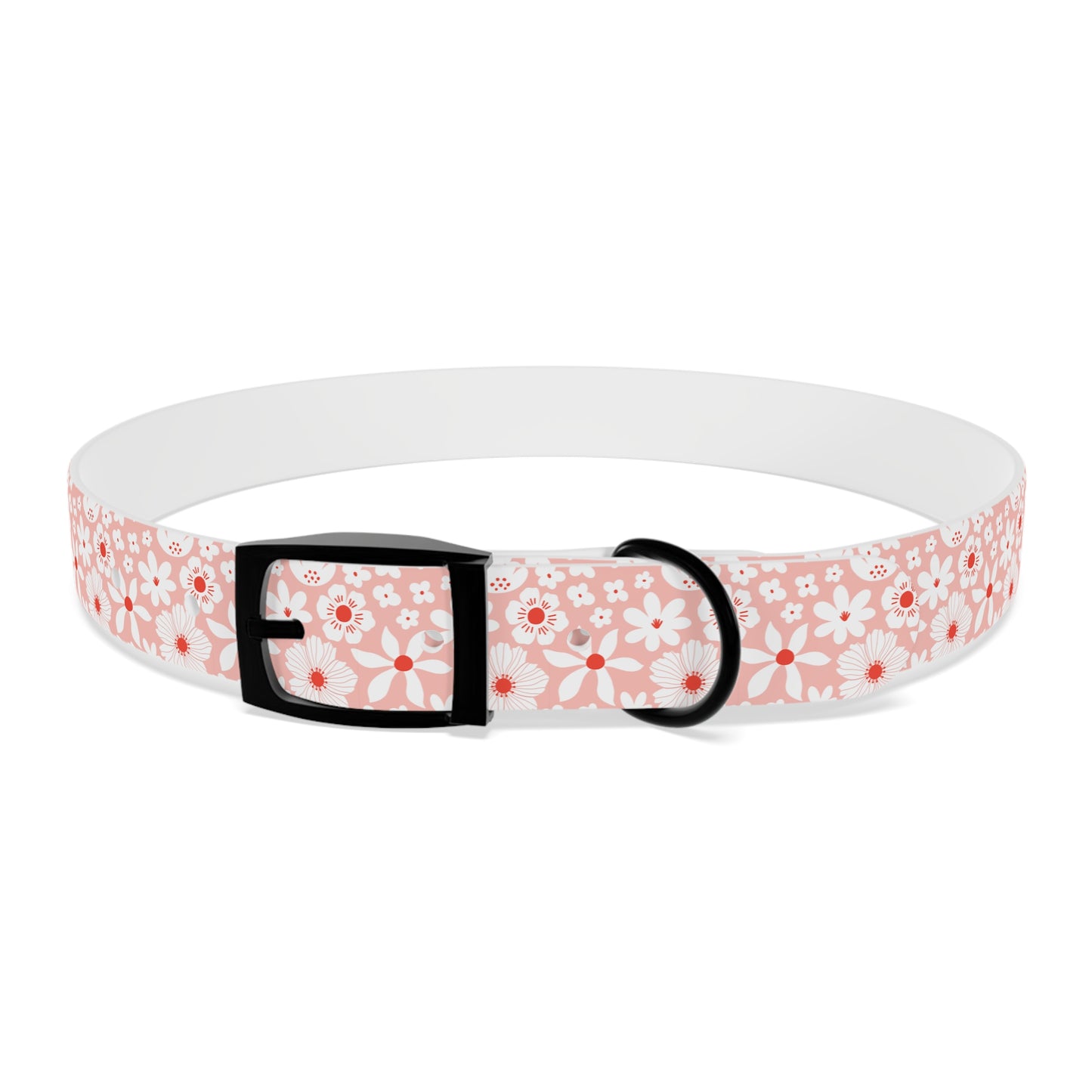 Customized Pink Boho Design Dog Collar - "Daisy"