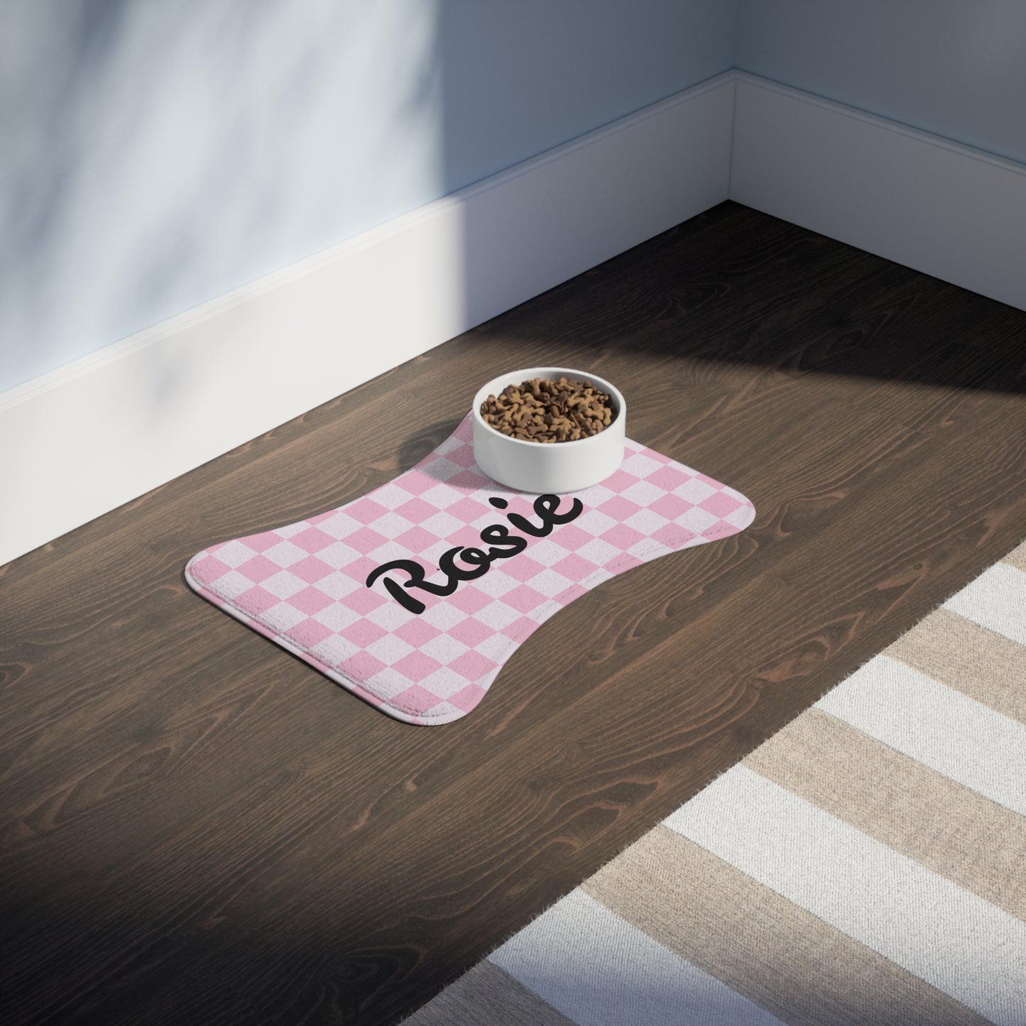 Customized Pet Feeding Mats - "Rosie"