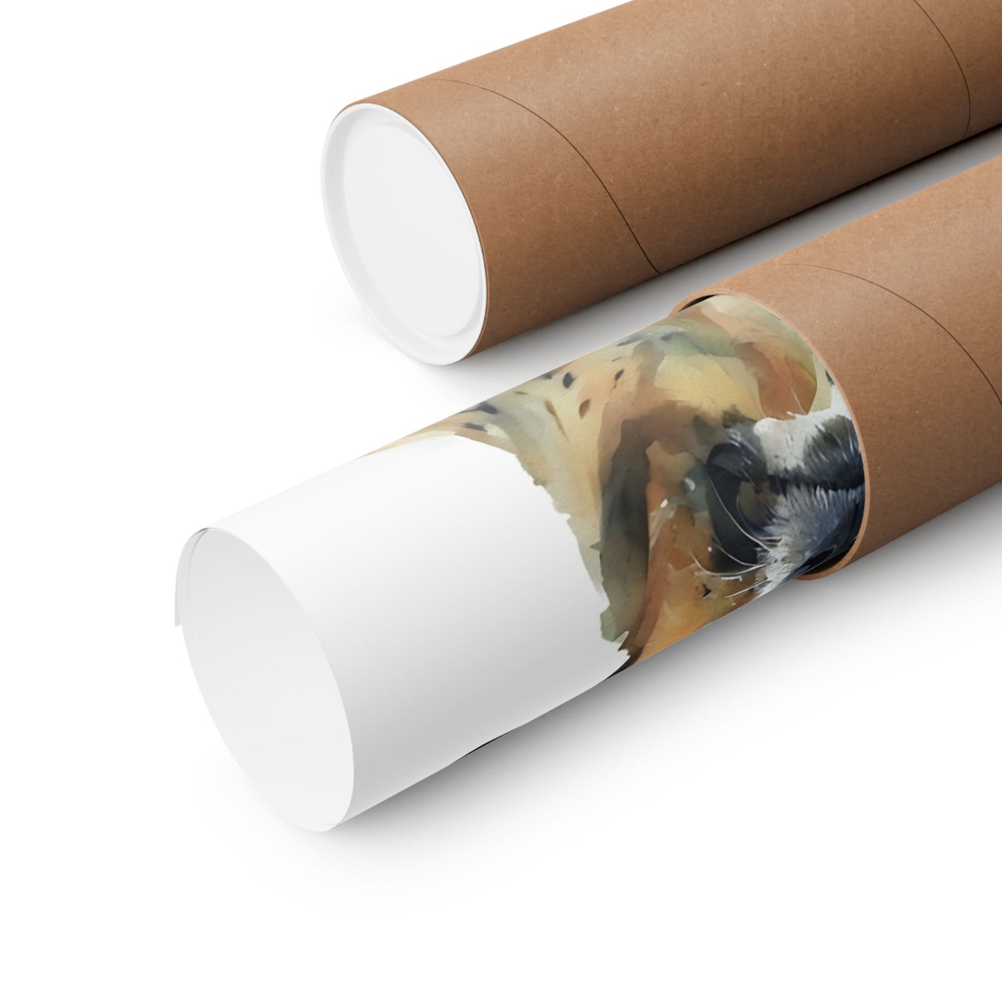 Unframed Customized Watercolor Pet Memorial Portrait