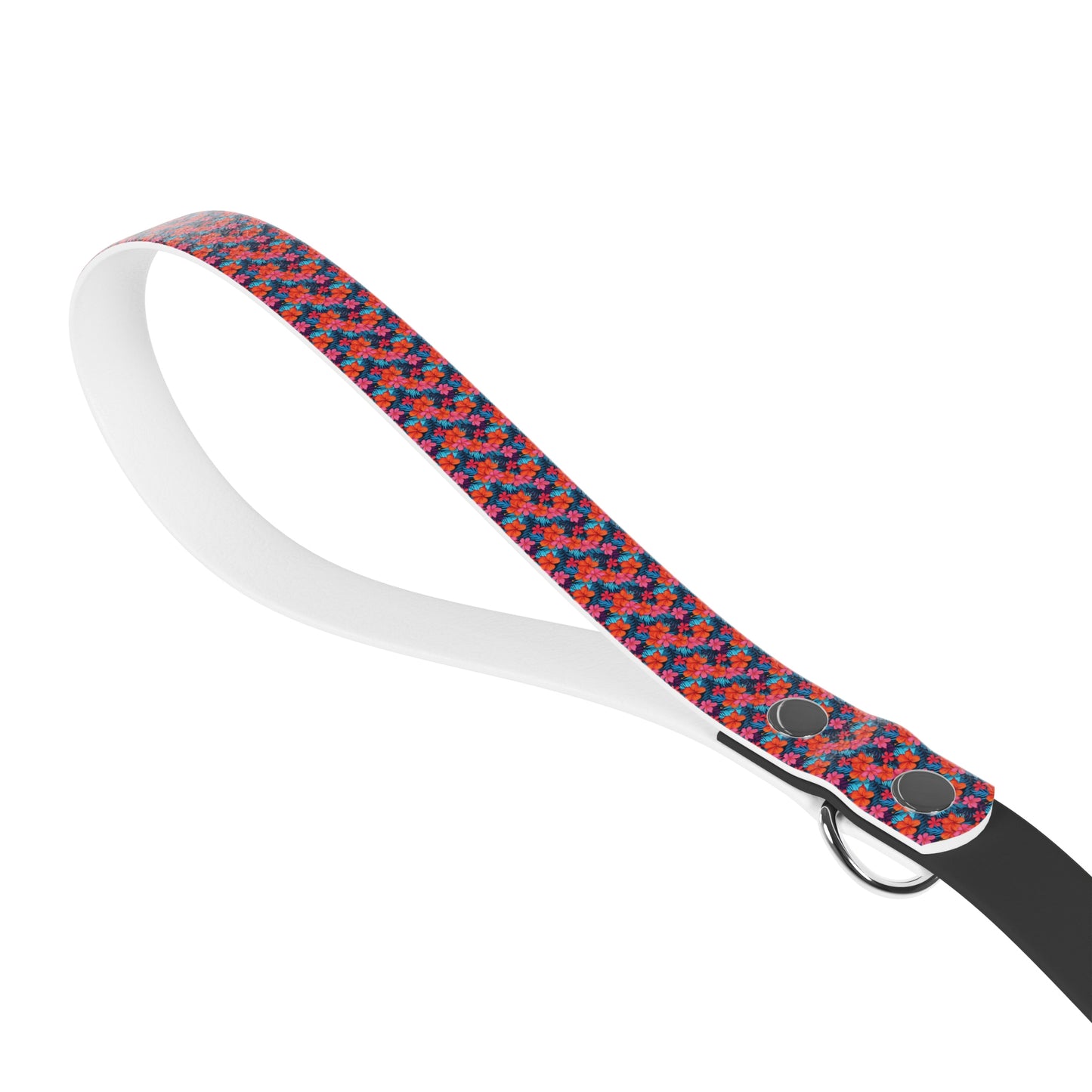 Customized Pet Leash -"Lanah" Tropical Colorful Floral Design - 78" Leash