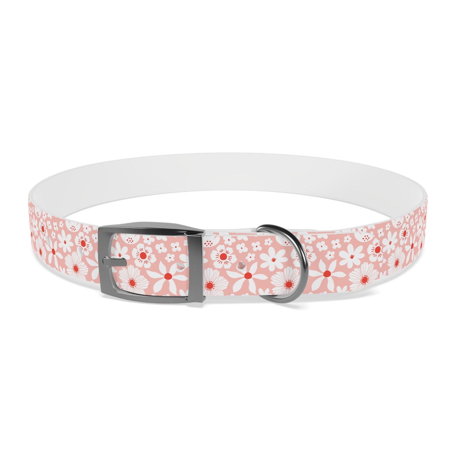 Customized Pink Boho Design Dog Collar - "Daisy"