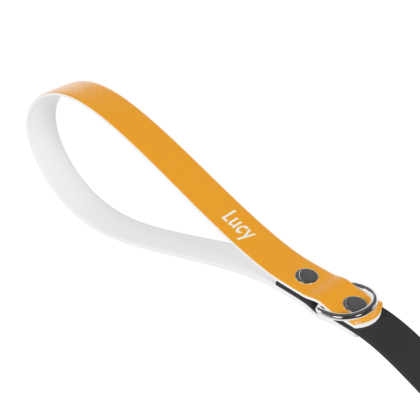 Customized Pet Leash - "Lucy" - 78" Yellow Leash