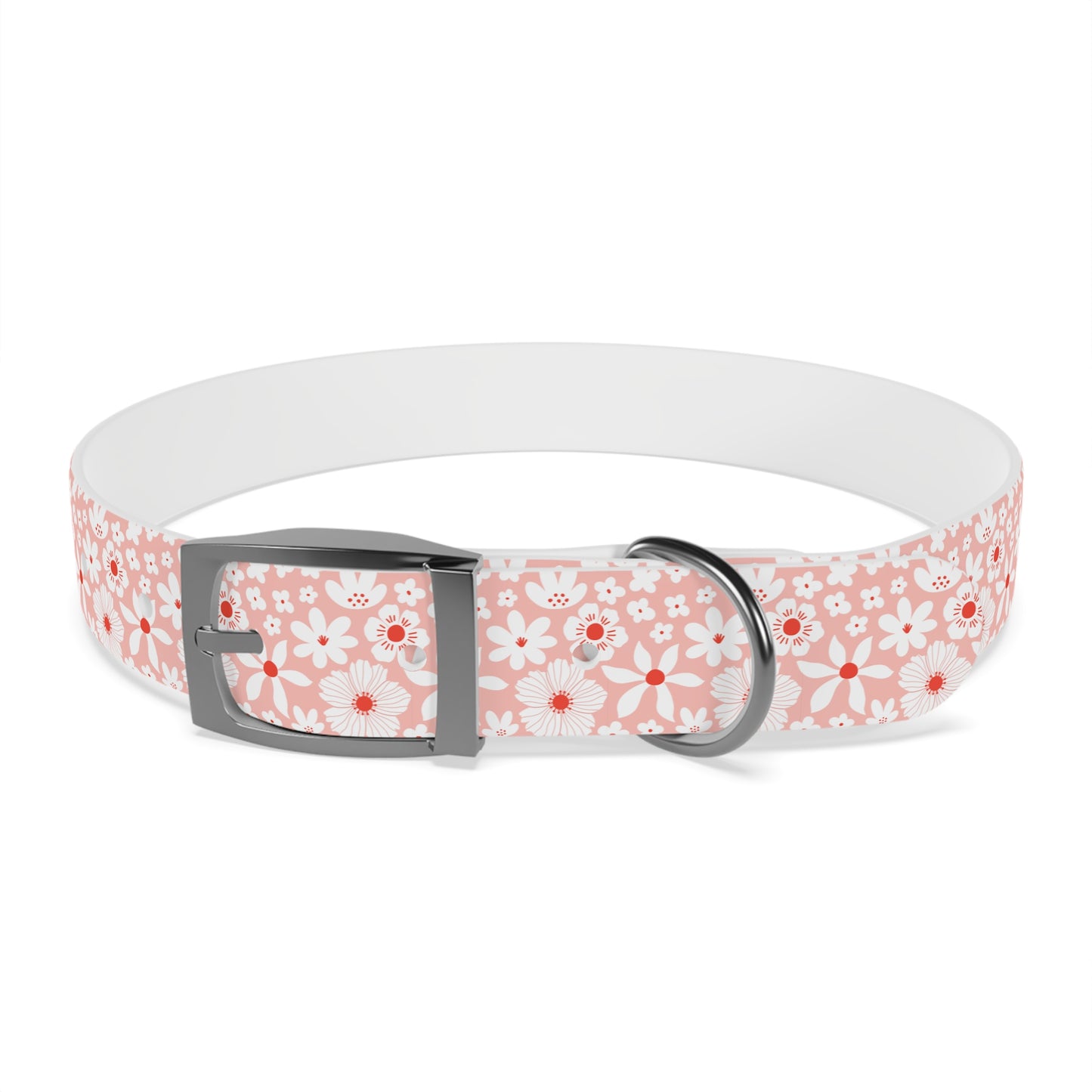 Customized Pink Boho Design Dog Collar - "Daisy"