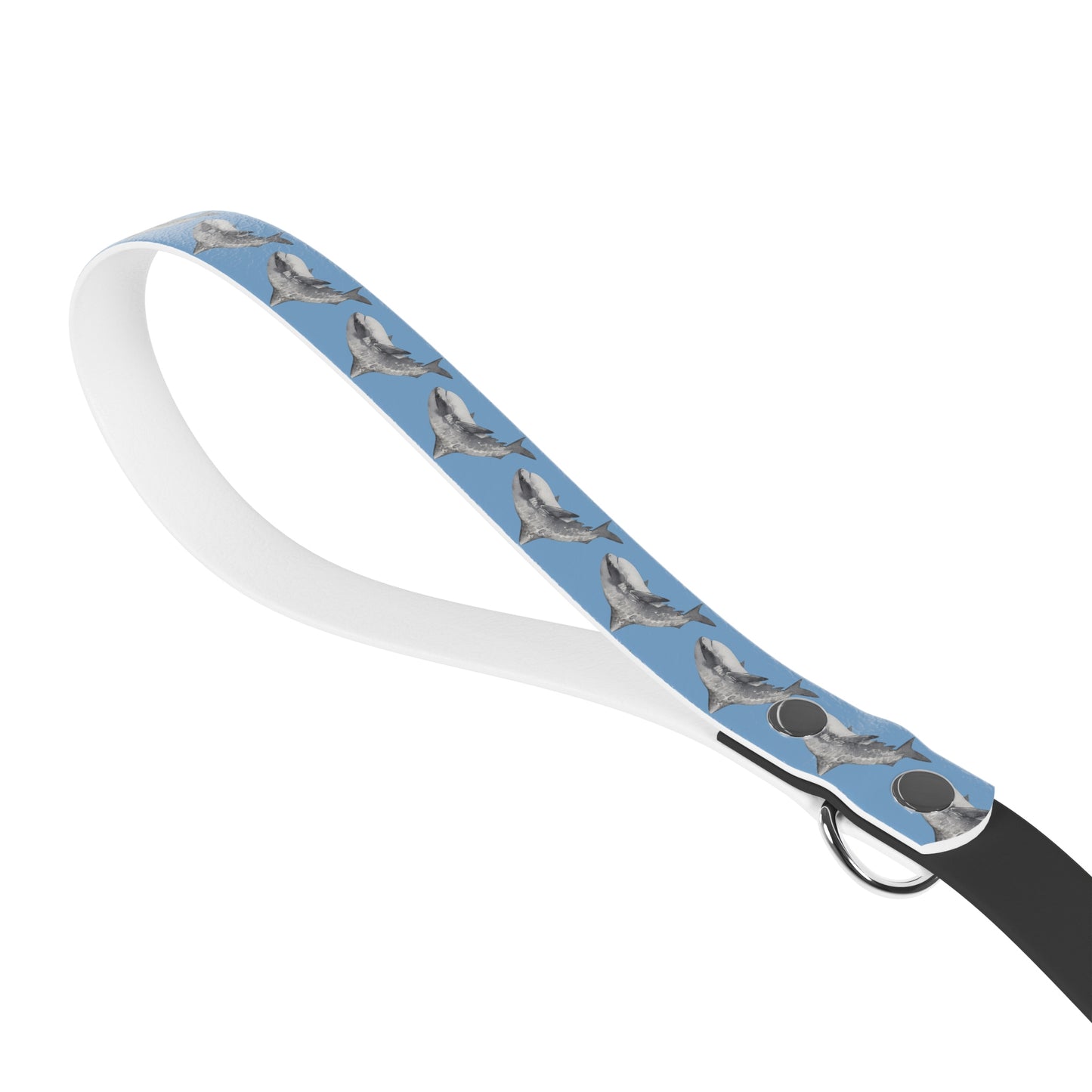 Customized Pet Leash - Tiger Shark Design - "Zeke" - 78" Leash