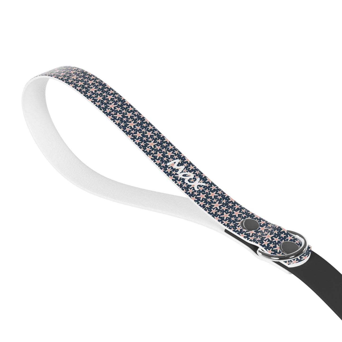 Customized Pet Leash - Tropical Starfish Design - "Max" - 78" Leash