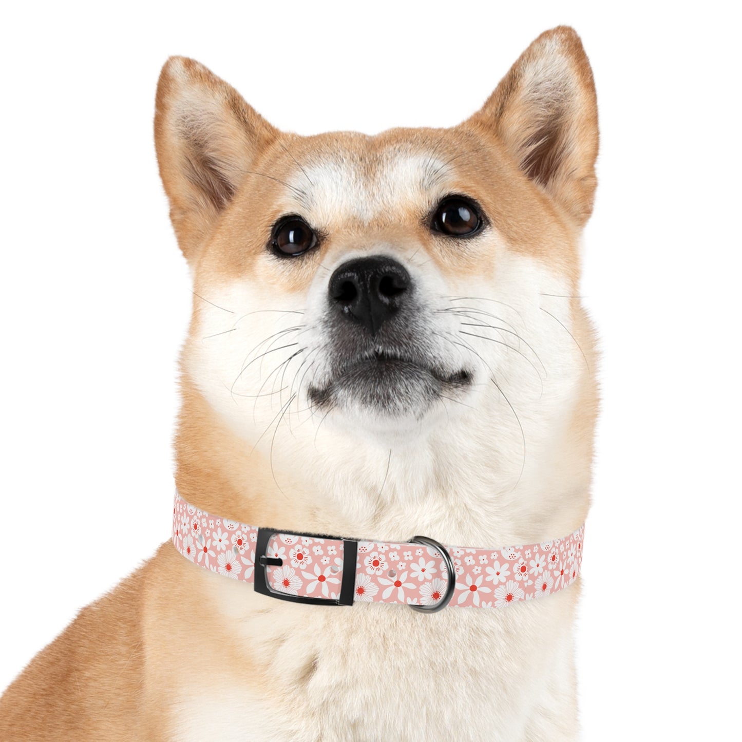Customized Pink Boho Design Dog Collar - "Daisy"