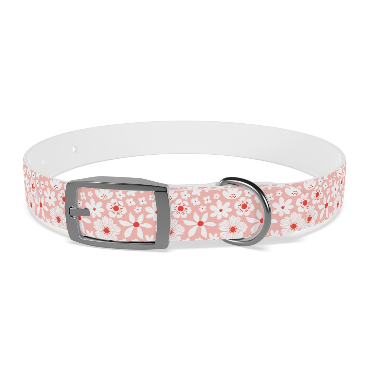 Customized Pink Boho Design Dog Collar - "Daisy"