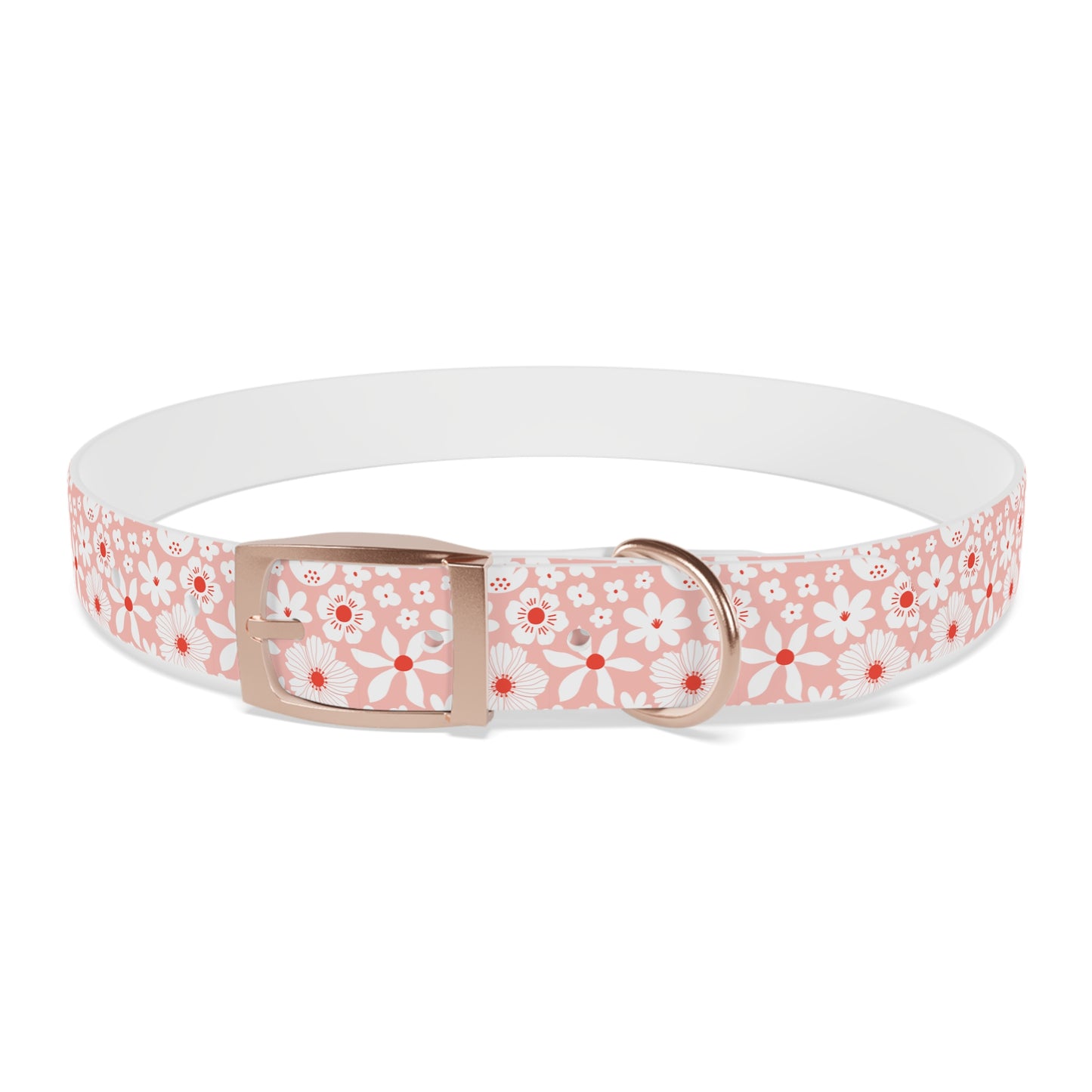 Customized Pink Boho Design Dog Collar - "Daisy"