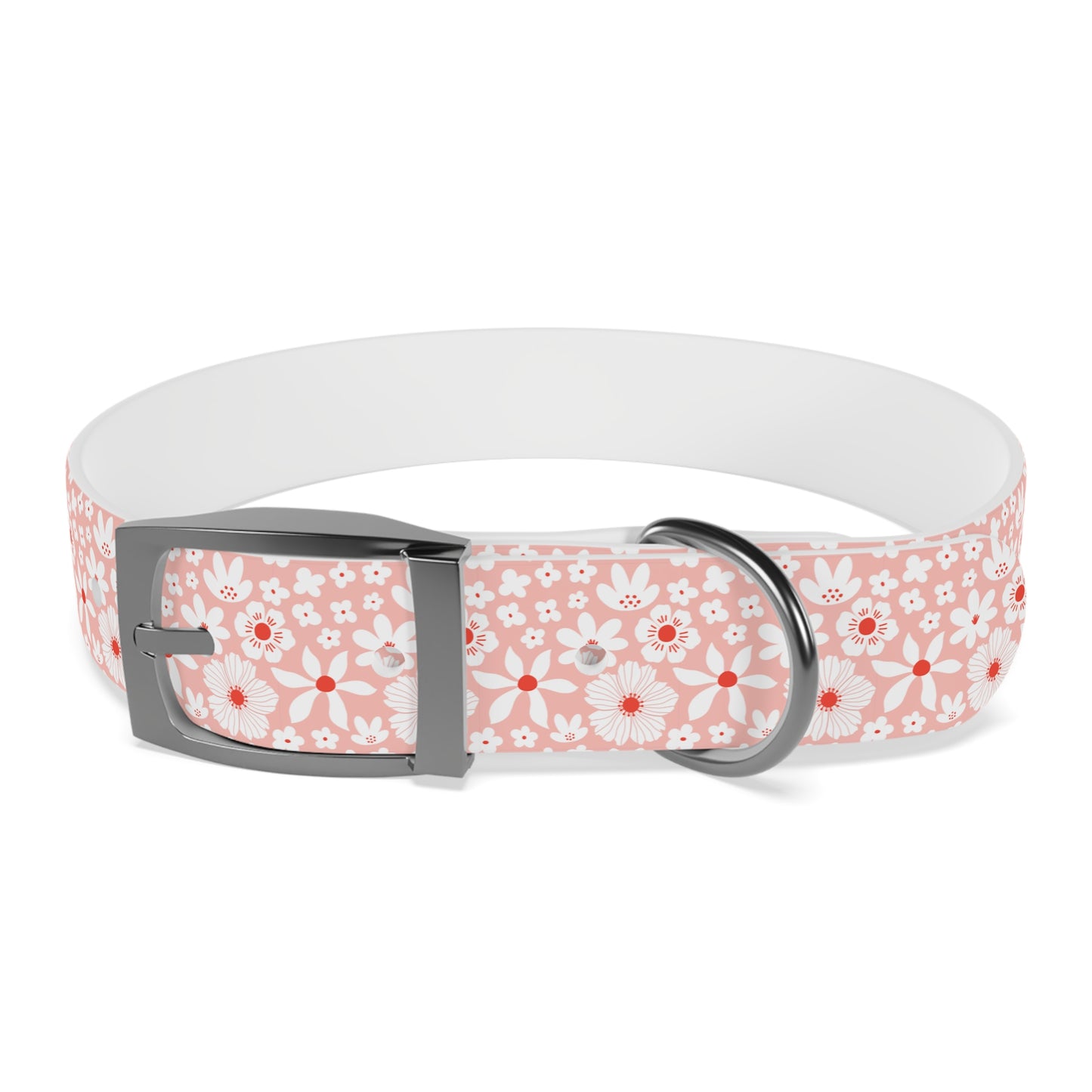 Customized Pink Boho Design Dog Collar - "Daisy"