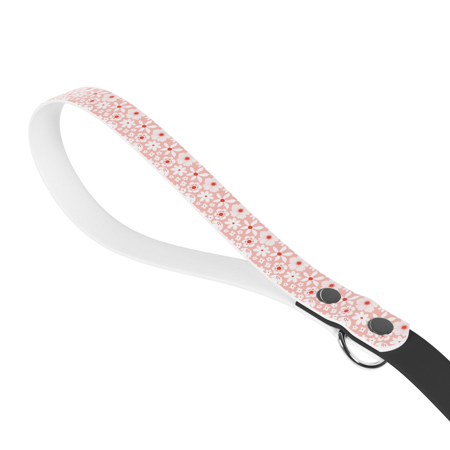Customized Pet Leash - Pink Boho Design - "Daisy" - 78" Pink Leash