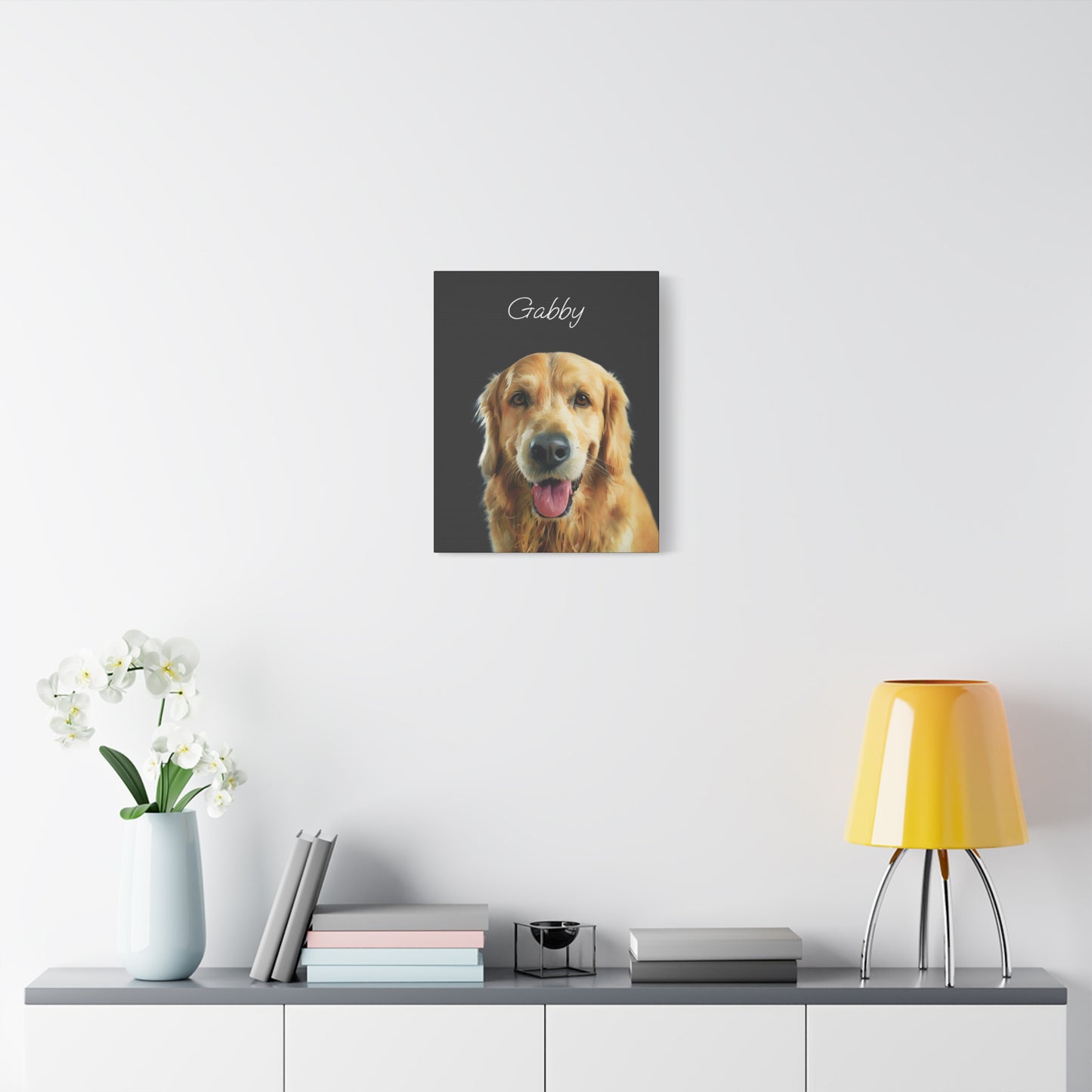 Custom Pet Portrait - Stretched Canvas Frame Wrap - Ready To Hang