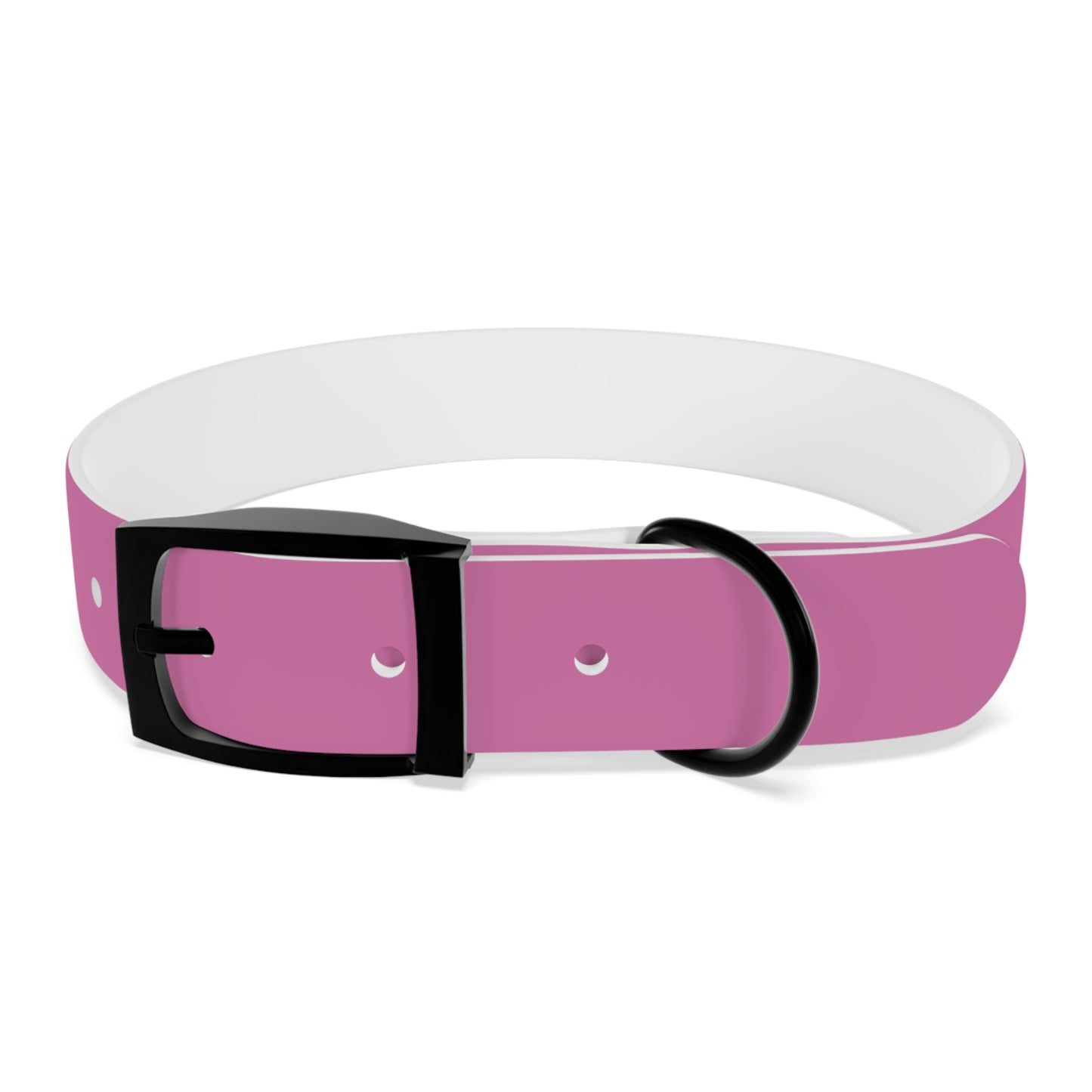 Customized Pink Dog Collar, With Phone Number - "Lucy"
