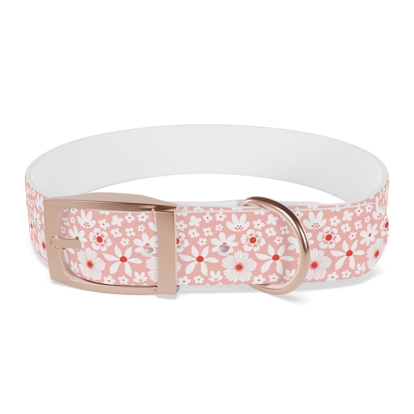 Customized Pink Boho Design Dog Collar - "Daisy"