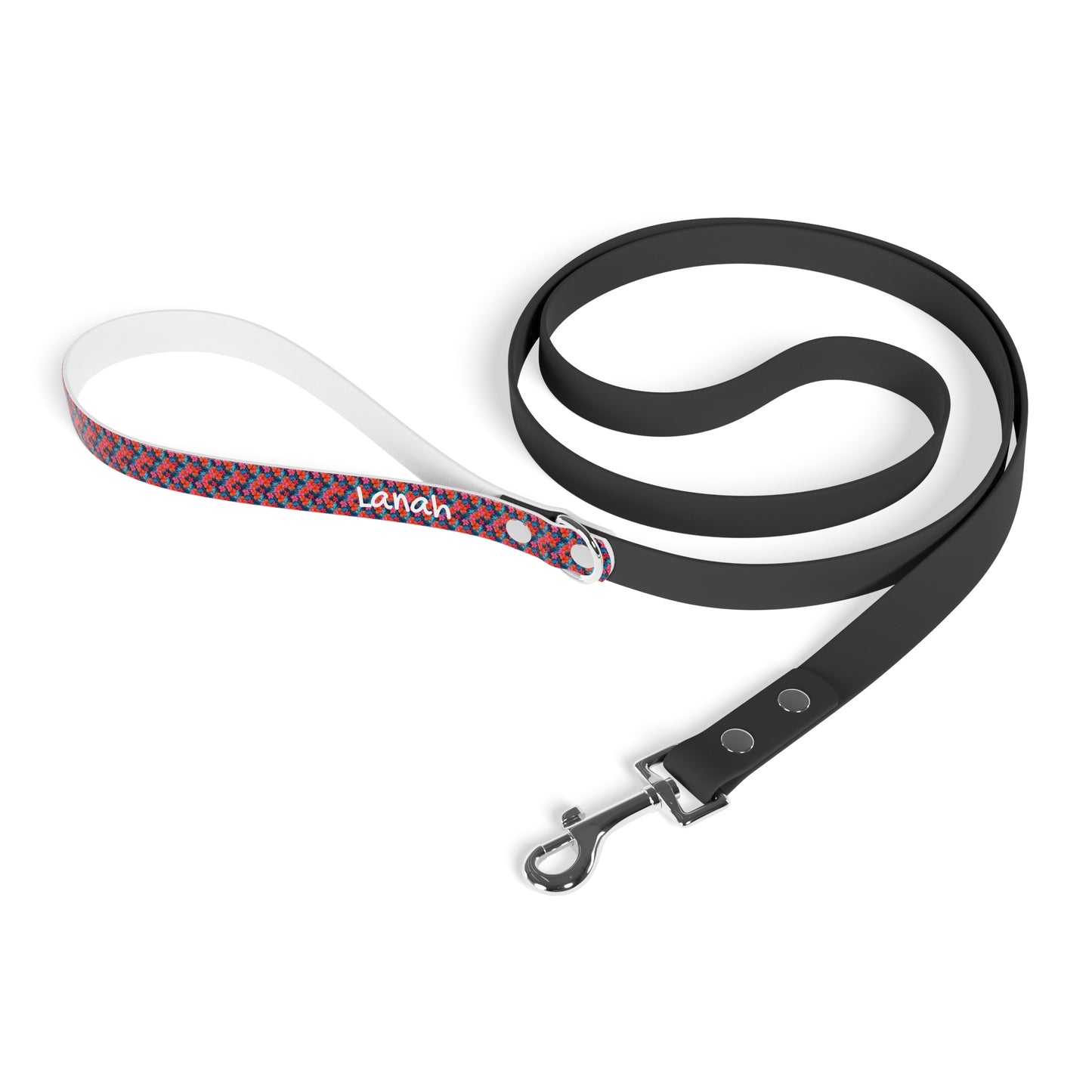 Customized Pet Leash -"Lanah" Tropical Colorful Floral Design - 78" Leash