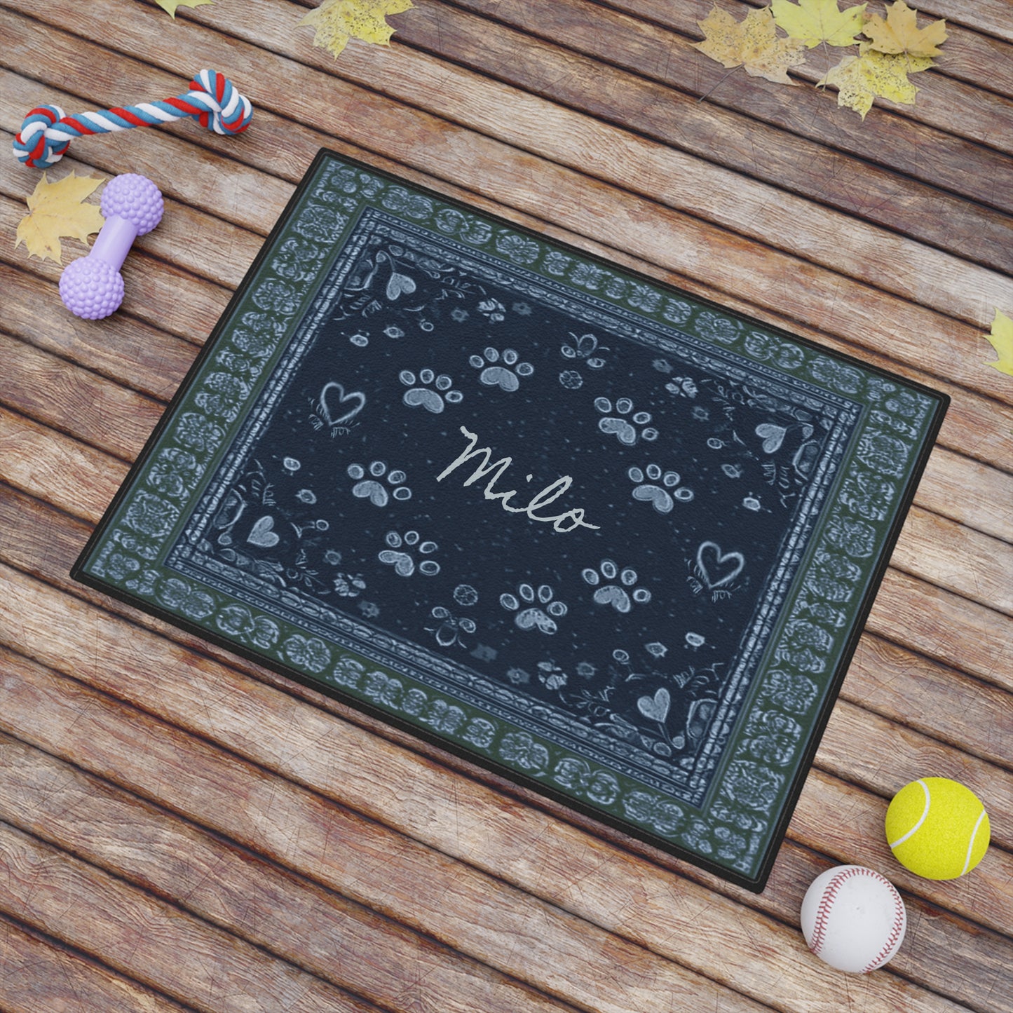 Customized Pet Mat (18" x 24") - "Milo"