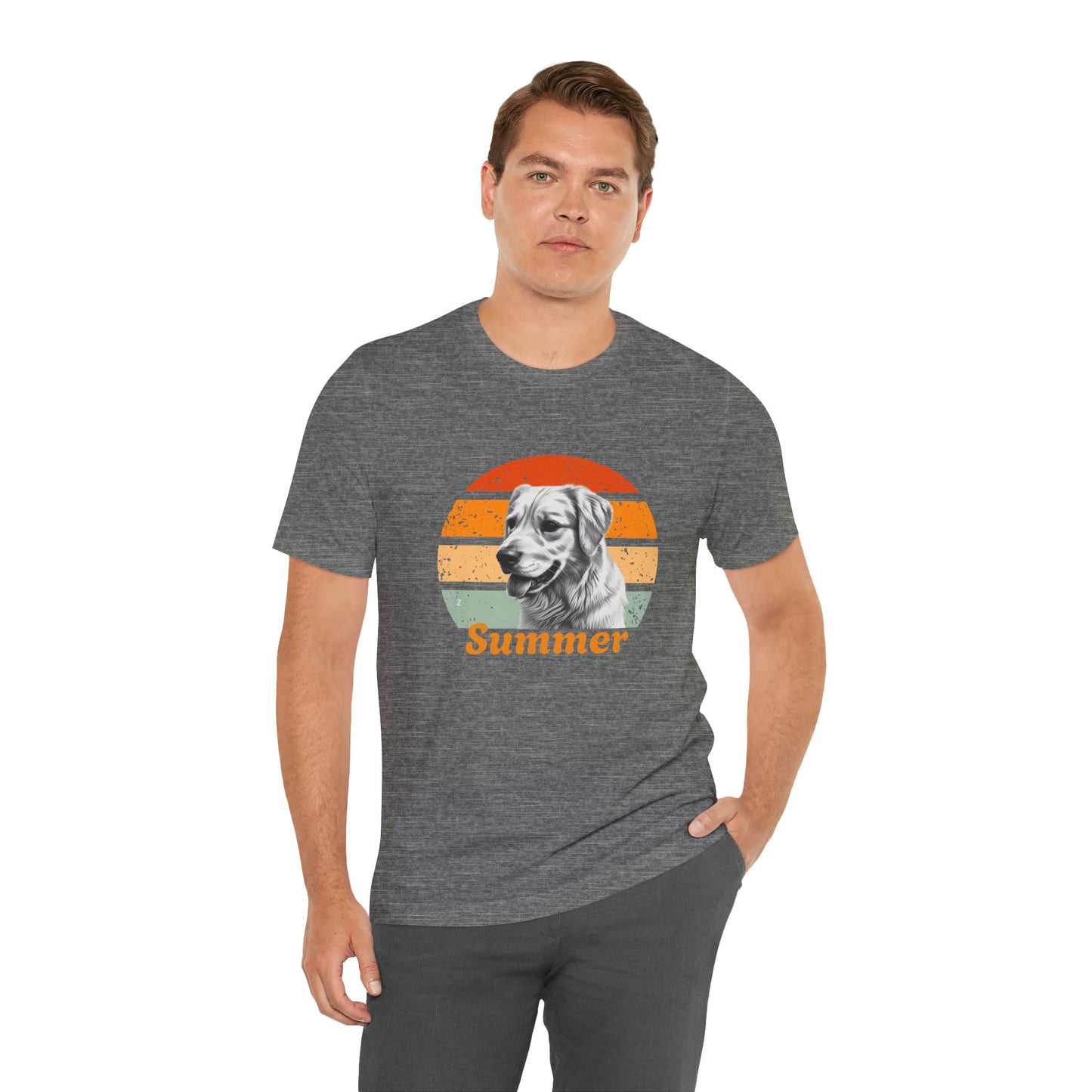 Customized Dog T-Shirt in Retro Style