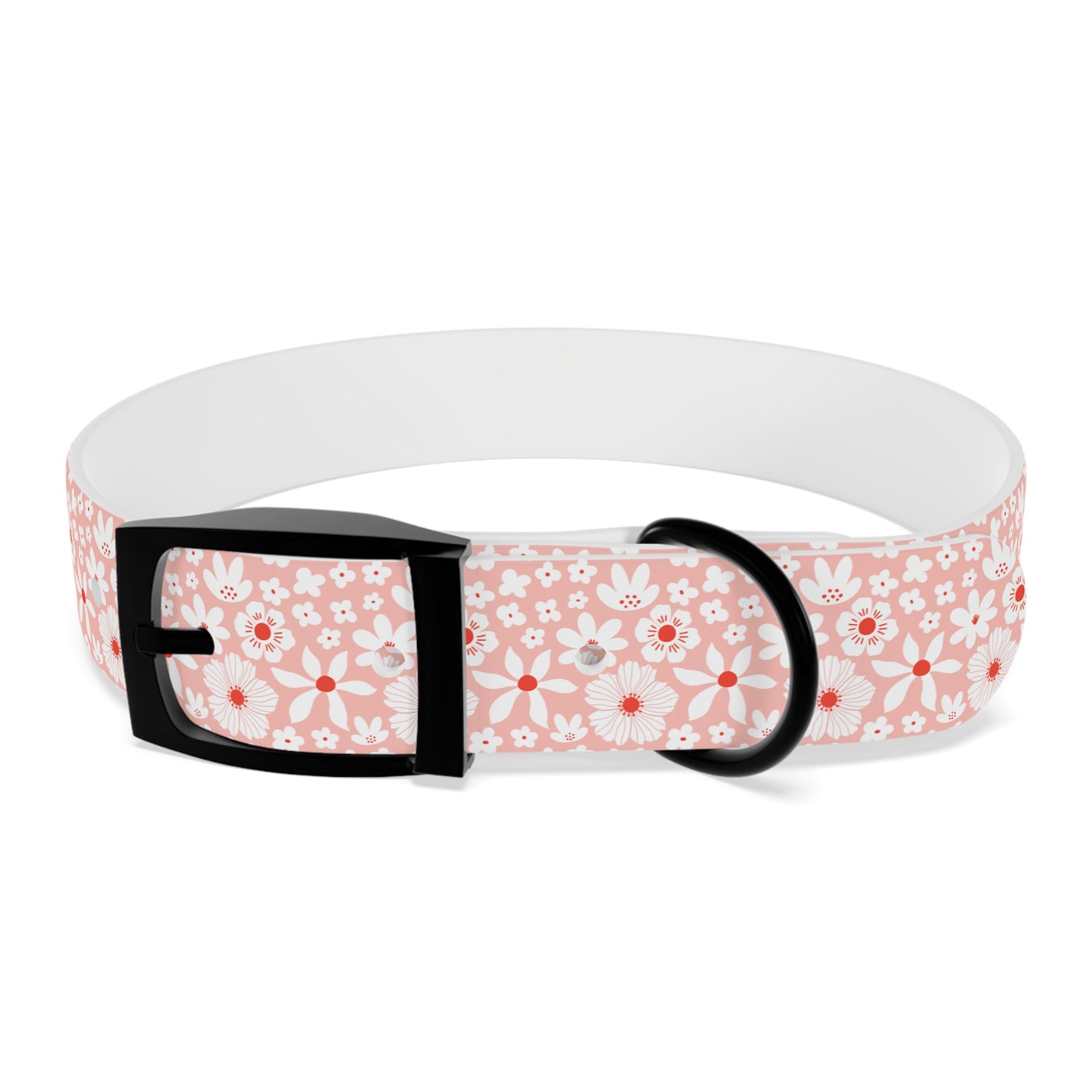 Customized Pink Boho Design Dog Collar - "Daisy"