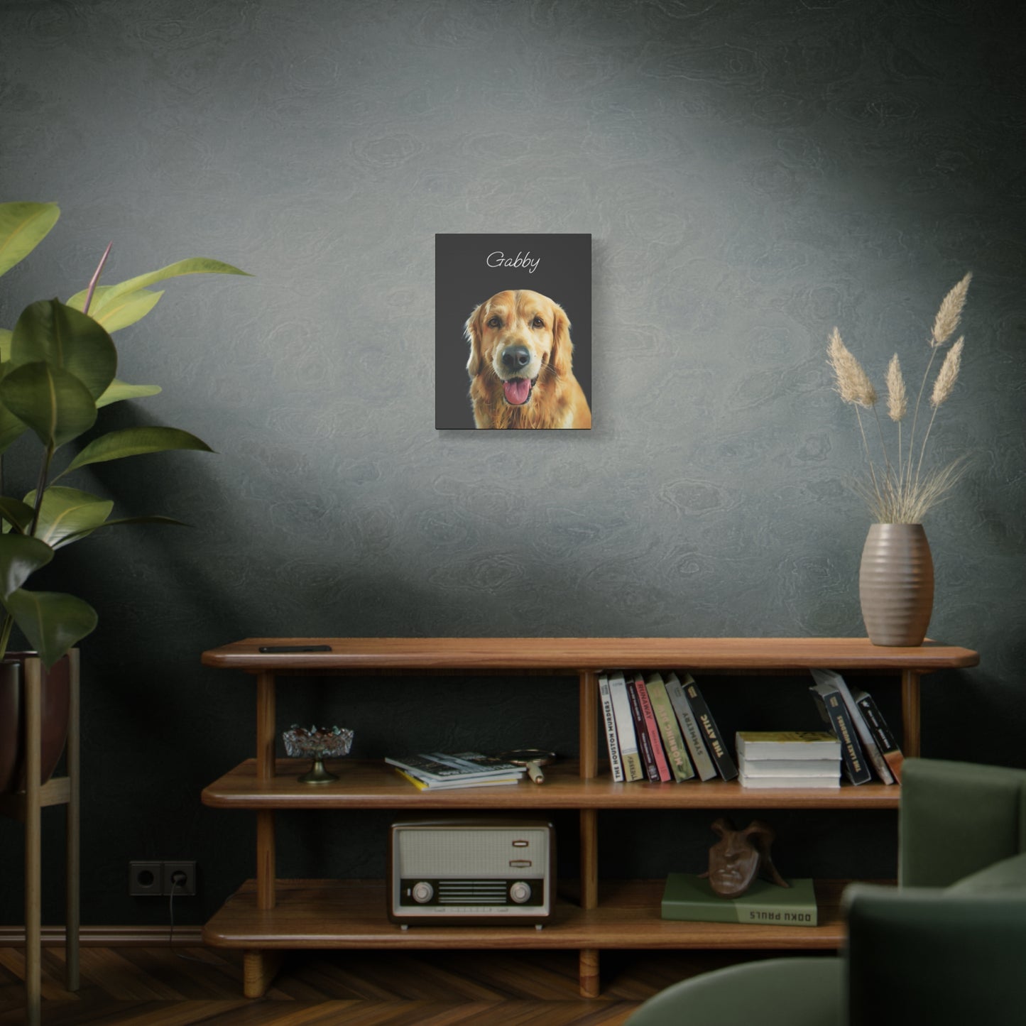 Custom Pet Portrait - Stretched Canvas Frame Wrap - Ready To Hang