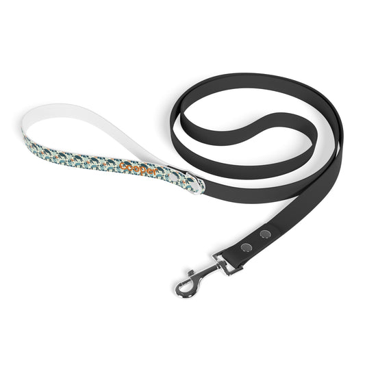 Customized Pet Leash  - Tropical Sea Turtle Design -  "Cooper" - 78" Leash