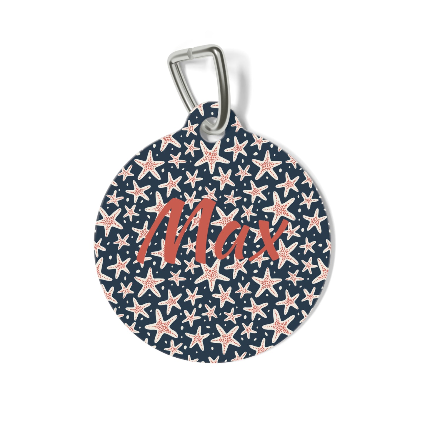 Customized Pet ID Tag - Starfish Design - "Max"