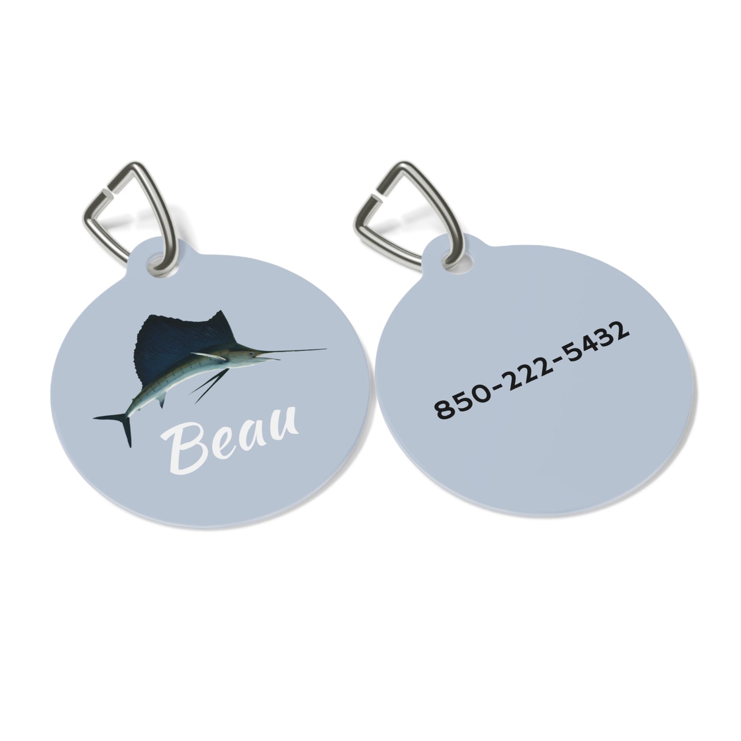 Customized Pet ID Tag - "Beau"