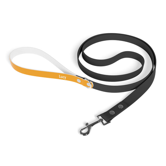 Customized Pet Leash  - "Lucy" - 78" Yellow Leash