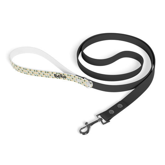 Customized Pet Leash  - Cute Tropical Palm Tree Design -  "Bella" - 78" Leash