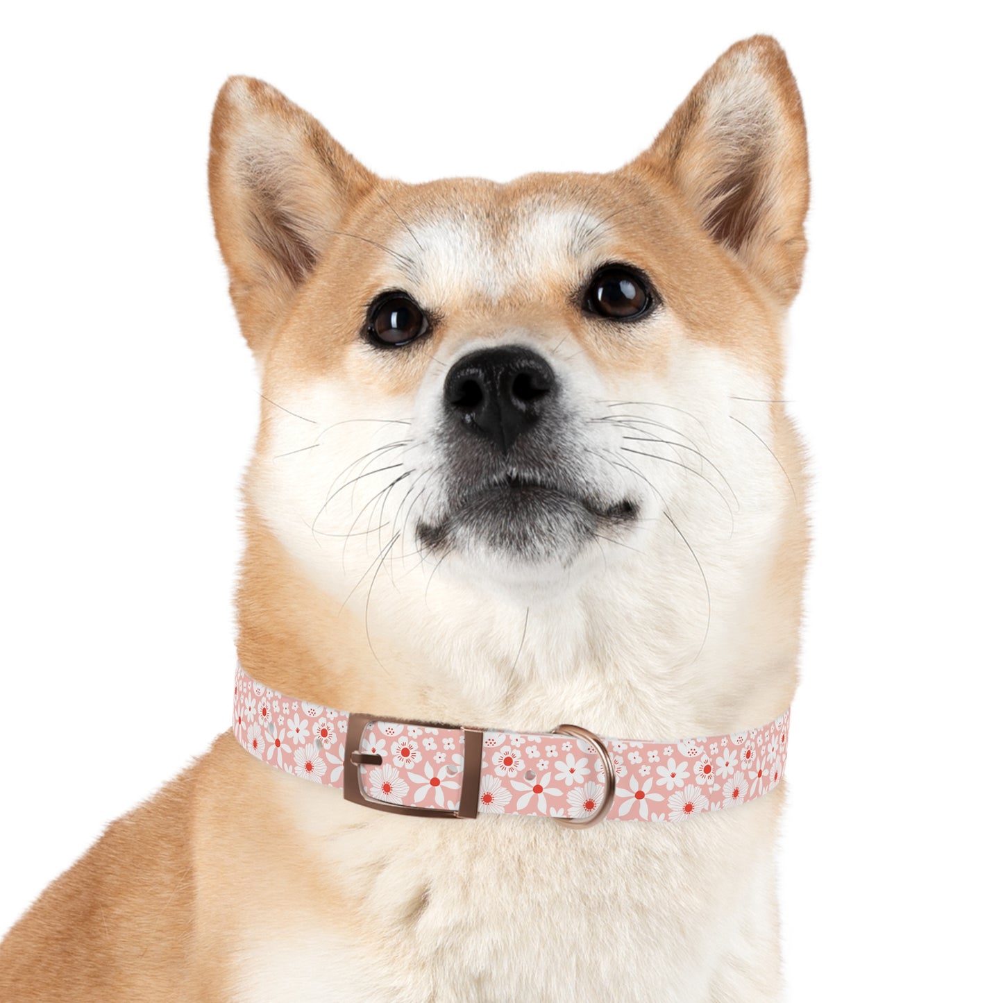Customized Pink Boho Design Dog Collar - "Daisy"
