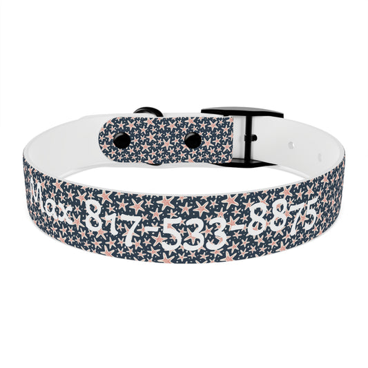 Customized Starfish Design Dog Collar - "Max"