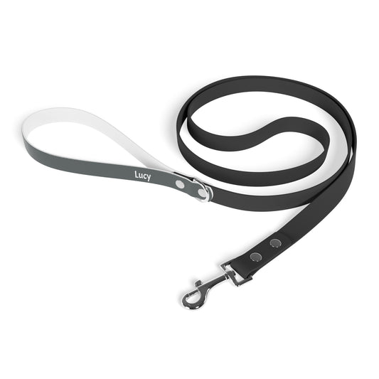 Customized Pet Leash  - "Lucy" - 78" Dark Grey Leash